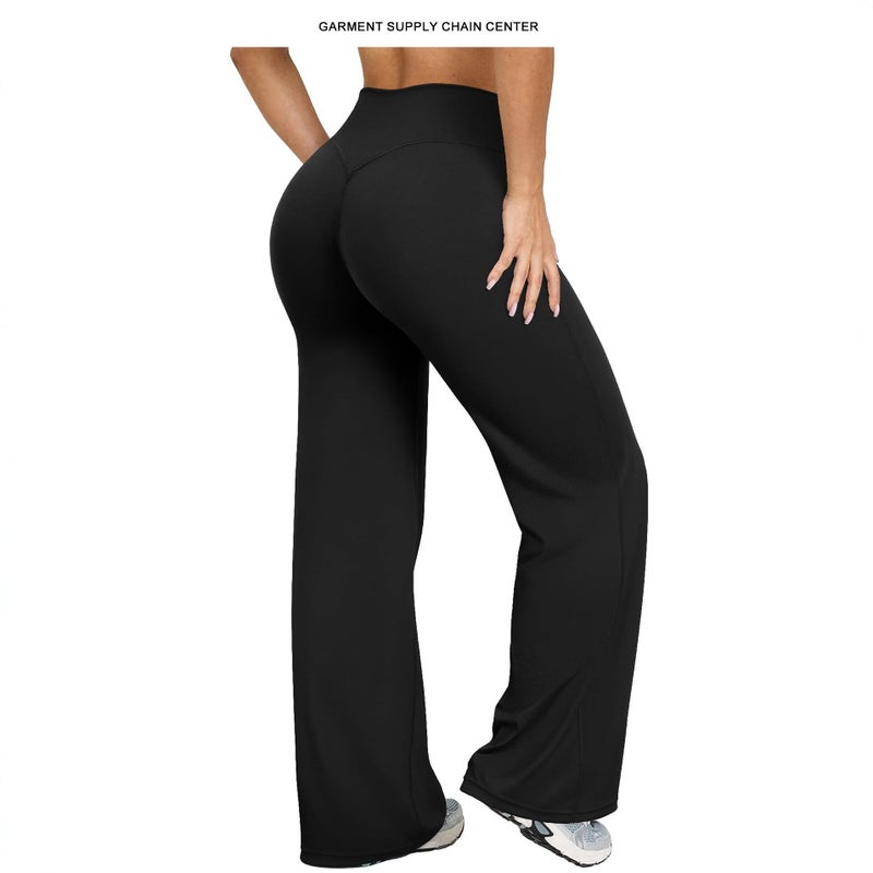 Women's High Waist Flared Yoga Pants - Image 1