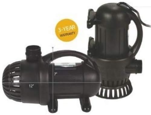 Aquascape AQUASURGE 3000 GPH POND PUMP G2 with Green Vista Protective Pump Bag 30 Value 20 Foot Power Cord and More  - Image 3