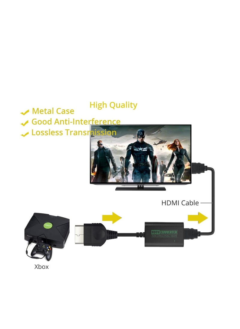 SYOSI - Xbox to HDMI Converter, HDMI Cable for Original Xbox Console HDMI Cable Adapter Original Xbox Adapter Xbox Original HDMI Cable Supports All Xbox Resolutions（Plug and Play） - Image 1