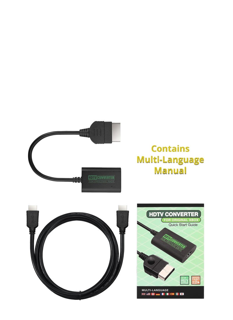 SYOSI - Xbox to HDMI Converter, HDMI Cable for Original Xbox Console HDMI Cable Adapter Original Xbox Adapter Xbox Original HDMI Cable Supports All Xbox Resolutions（Plug and Play） - Image 1