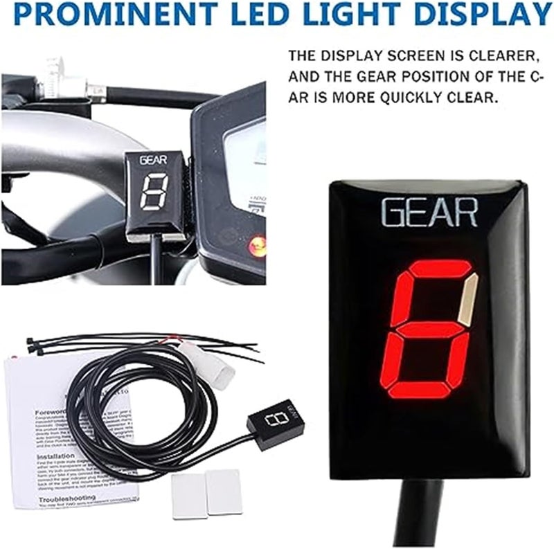 Vuzmode 1-6 Gear Display Indicator for KFX450R ATV - Image 2