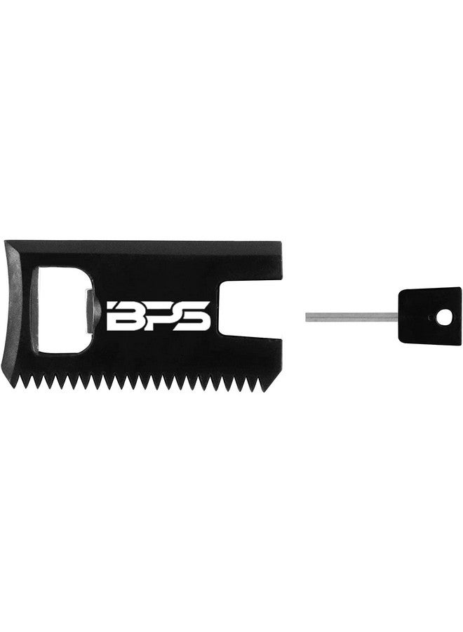 BPS Fiberglass Reinforced Surfboard Fins (3) + Fcs Screw Hardware And Wax Comb! Glass Flex Thruster Surf Fin Set (Fcs G5 M5 Style) Black Tri Fin Thruster Set Surfboard Fins (Link White) - Image 5