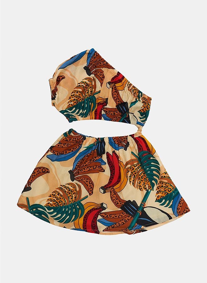 Tyess Girl Patterned Dress - Image 5
