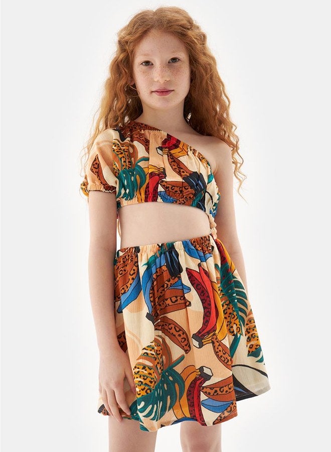 Tyess Girl Patterned Dress - Image 2