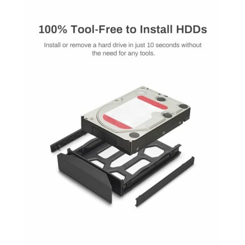 F4-424 NAS Storage 4Bay N95 Quad-Core CPU, 8GB DDR5 RAM, 2.5GbE Port x 2, Network Attached Storage with High Performance Diskless - Image 5