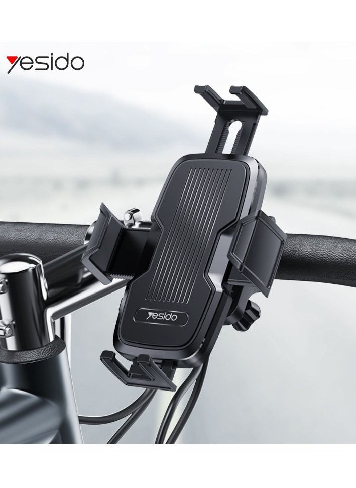 Yesido YESIDO C127 Touch Lock Bike Handlebar Phone Mount Tool-Free Installation for Motorcycle  - Image 3