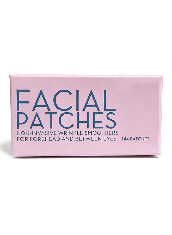Frownies Facial Patches,Forehead and Between the Eyes,Hypoallergenic Patches to Smooth & Soften Forehead Horizontal & Eleven Lines - For Overnight Use, 144 PATCHES - Image 5