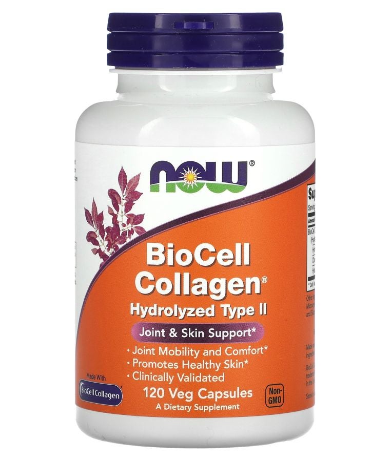 now BioCell Collagen® Hydrolyzed Type II 120 Veg Capsules