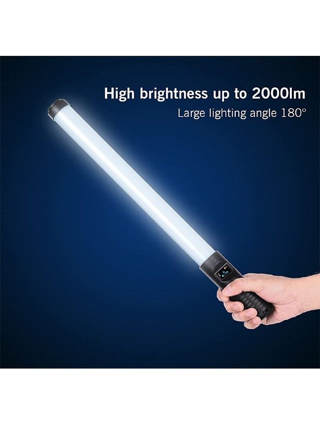 Generic Handheld Rgb Colorful Light Wand Led Photography Light Color Temperature 3000K 6500K Dimmable Brightness  - Image 4