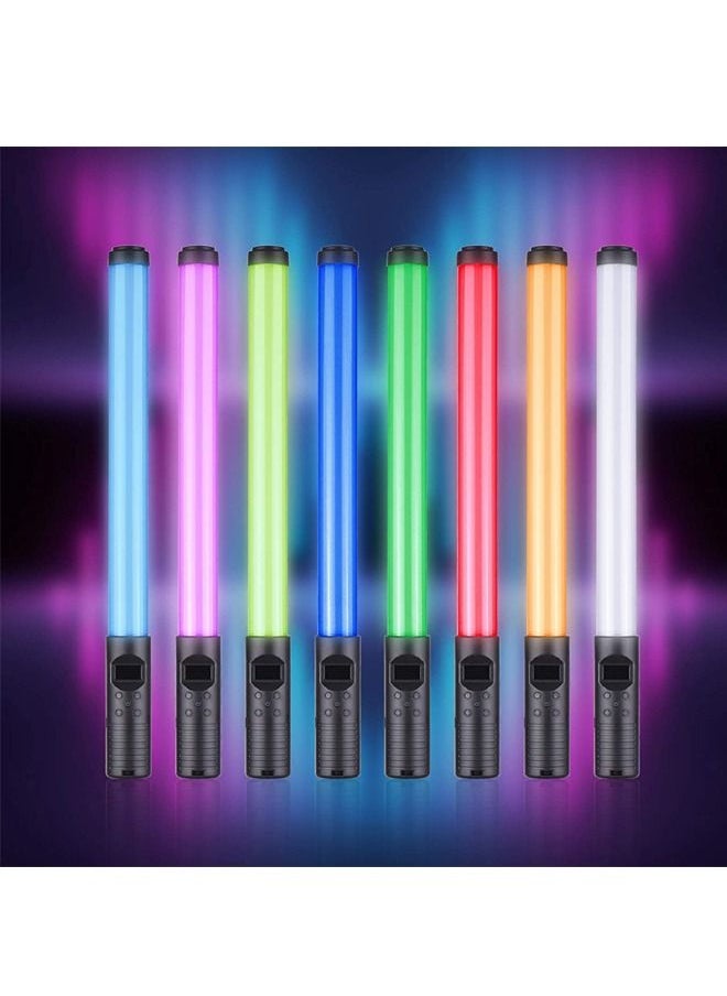 Handheld Rgb Colorful Light Wand Led Photography Light Color Temperature 3000K 6500K Dimmable Brightness