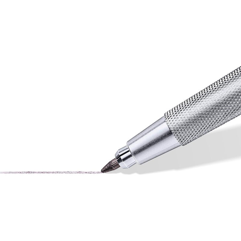 STAEDTLER Mars Tehnical Mechanical Pencil, 2mm (#2) Lead Holder with Built-in Sharpener - Drawing & Sketching Pencil with Metal Clip & Push-Button Lead Advance - Image 4