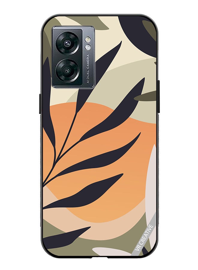 VR CREATIVE Protective Case Cover For OnePlus Nord N300 Leaf Tropical Design Multicolour - Image 1