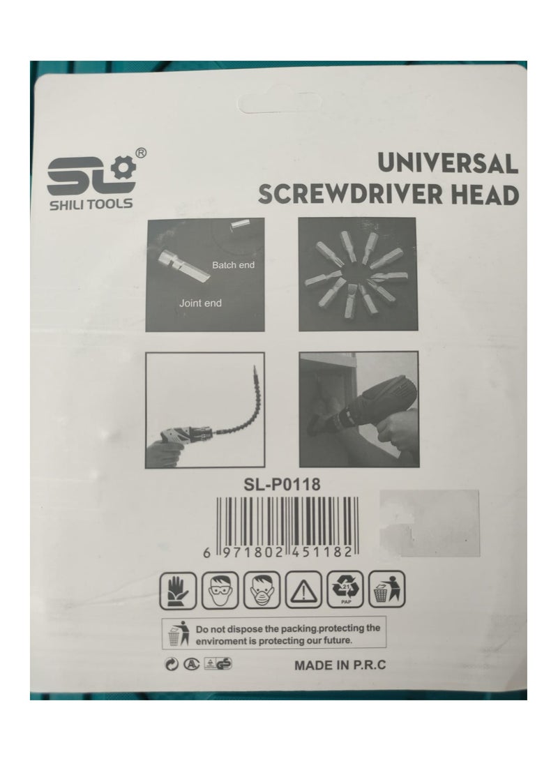 أنديفايند وصلة شنيور مرنة مع طقم سنون مفكات - Image 3