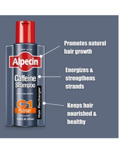 Alpecin Alpecin C1 Caffeine Shampoo, 8.45 fl oz (Pack of 3), Caffeine Shampoo Cleanses the Scalp to Promote Natural Hair Growth, Leaves Hair Feeling Thicker and Stronger  - Image 4