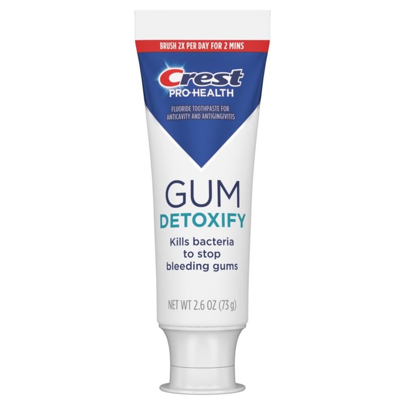 Crest Pro-Health Gum Detoxify Deep Clean Toothpaste 2.6 oz - Anticavity, Antibacterial Flouride Toothpaste, Clinically Proven, Gum and Enamel Protection, Plaque Control - Image 1