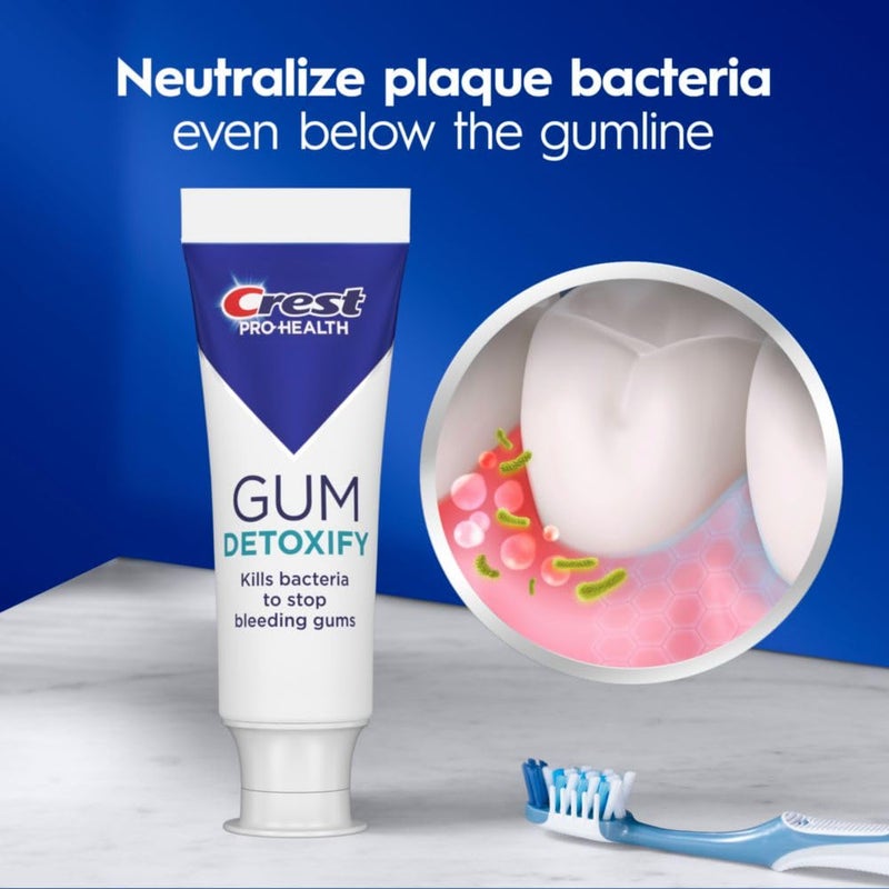 Crest Pro-Health Gum Detoxify Deep Clean Toothpaste 2.6 oz - Anticavity, Antibacterial Flouride Toothpaste, Clinically Proven, Gum and Enamel Protection, Plaque Control - Image 5