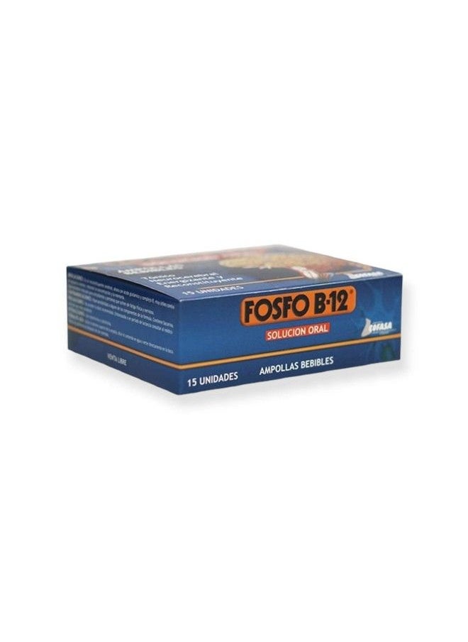 Fosfob12 Oral Solution - Fosfo B12 Oral Solution Bebible Ampolla And Fosfo B12 Syrup 120Ml (Fosfo B12 Ampolla 15 Units) - Image 1