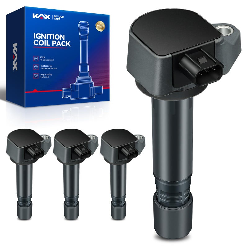 KAX UF582 Ignition Coil 4 Packs Fit for Civic LXEXLXSEXLDXGX 2006 2007 2008 2009 2010 201130520RNAA01E10825C16376732305