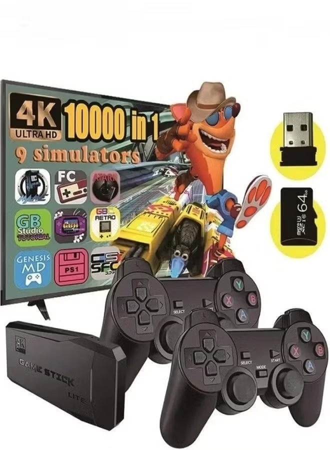 جهاز ألعاب الطيبين - أكثر من 10,000 لعبة - منفذ HDMI - سعة 64 جيجابايت - Image 5
