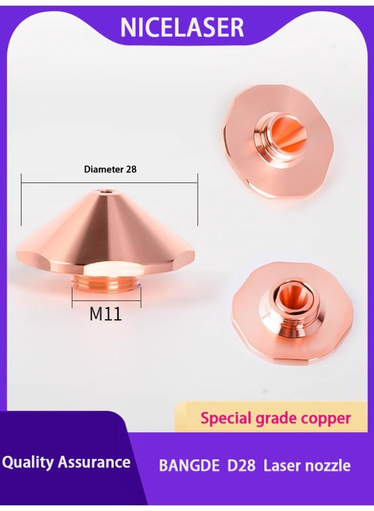 D28 single-layer nozzle with 5.5 mm orifice for laser cutting - Image 2
