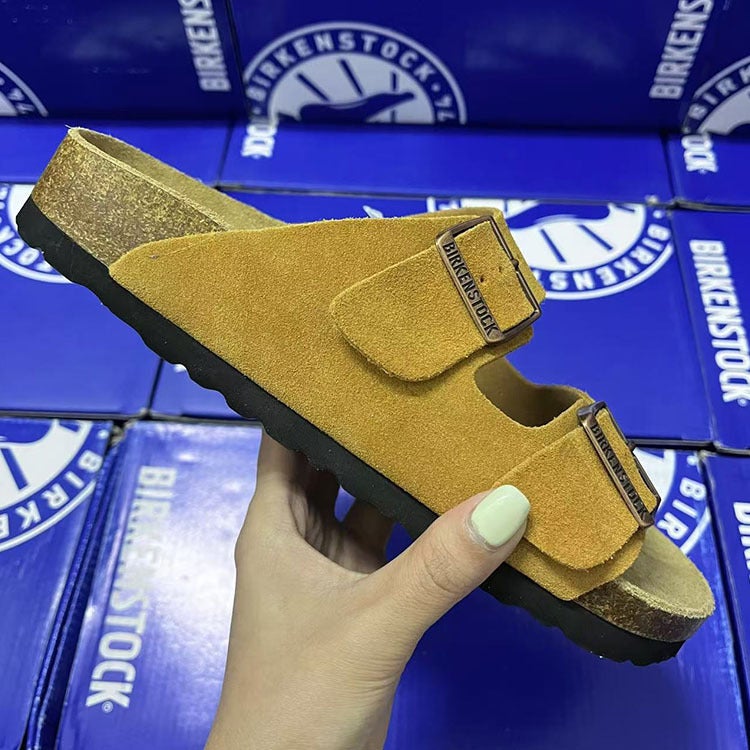 Couple Flat Cork Sandals - Image 5
