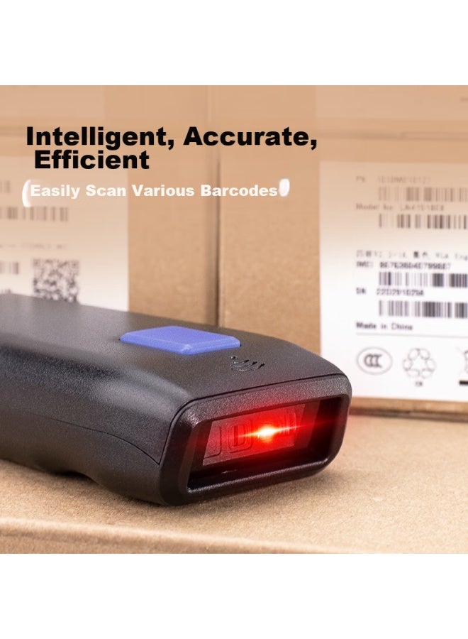 Nteumm Wireless 2d Bluetooth Barcode Scanner Gun, Logistics Express Barcode Scanning Gun, Barcode Universal Supermarket Scanning Payment Device, M9 - Image 2