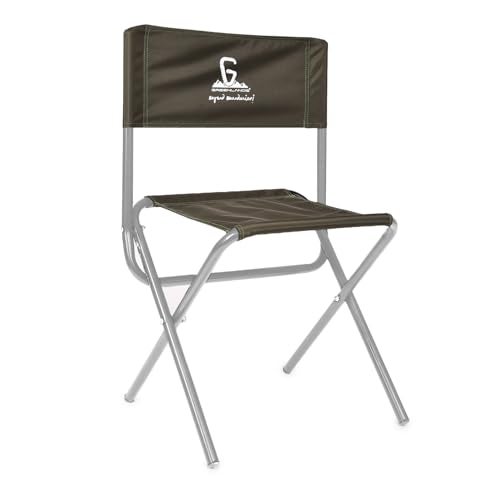 GREENLANDS Portable Outdoor Folding Olive Chair with Aluminium Frame ? Ideal for Camping, Beach, Sports| Comfortable, Lightweight, and Easy Setup - Image 1