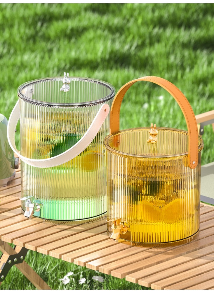 nehem Golden 3.5L Juice Dispenser with Tap & Stand  Beverage Dispenser - Premium Water Jug for Juice, Drinks, Iced Tea-Juice jar (Home & Events)  - Image 4