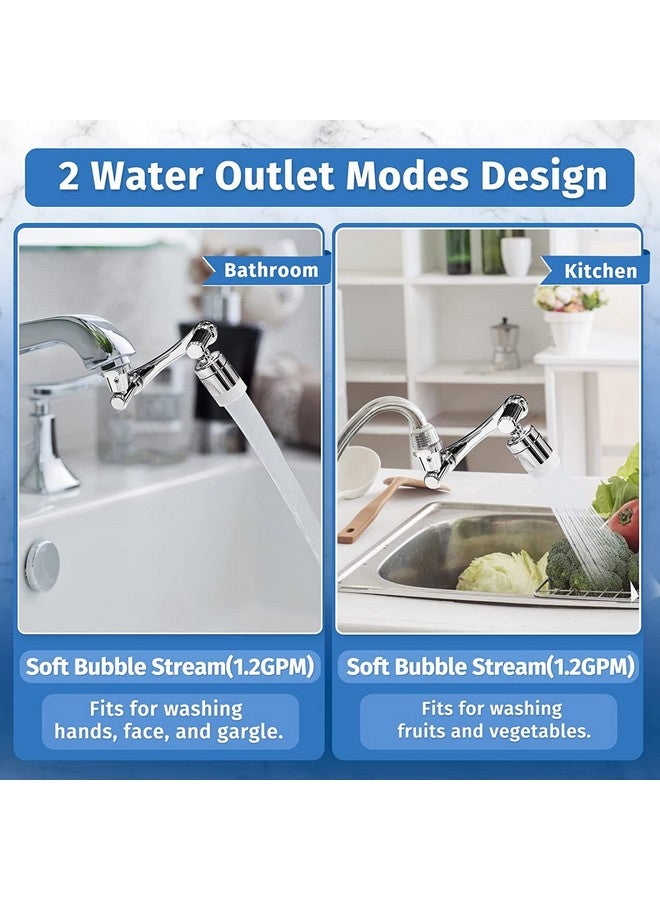 SVK Dream 1080 Faucet Extender, Universal Rotating Splash Filter, Multifunctional Extension Faucet Tap with Dual Water Outlet Modes - Image 2