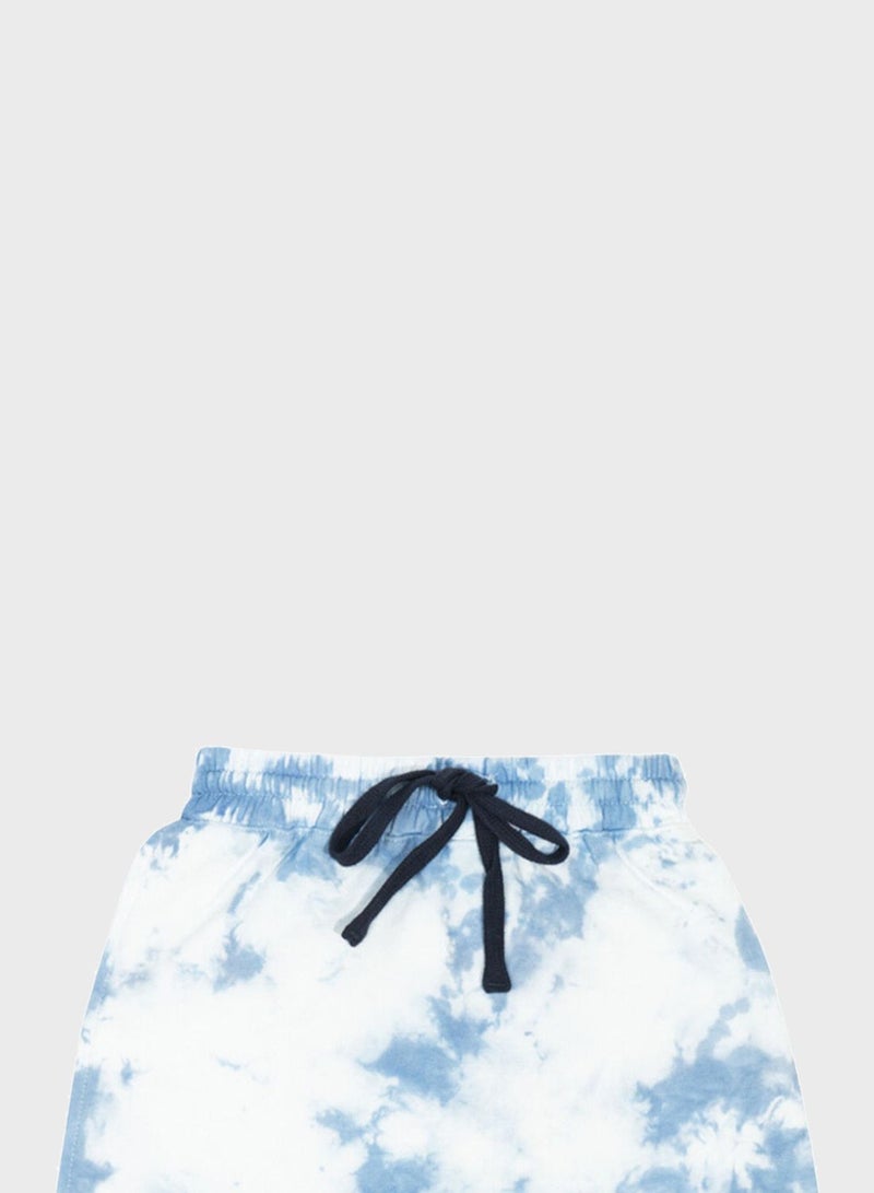 BOLD&KO Kids Tie Dye Midi Skort  - Image 3