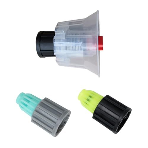TorSor 3 Pack Water and Foam Nozzle Tips Head Replacement for 18mm Coarse Thread Foam Sprayer Hand Pressure Foaming Pump Blaster Bottle Car Wash Soap Spray Manual Cannon - Image 1