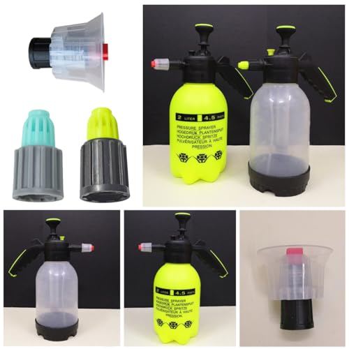 TorSor 3 Pack Water and Foam Nozzle Tips Head Replacement for 18mm Coarse Thread Foam Sprayer Hand Pressure Foaming Pump Blaster Bottle Car Wash Soap Spray Manual Cannon - Image 5