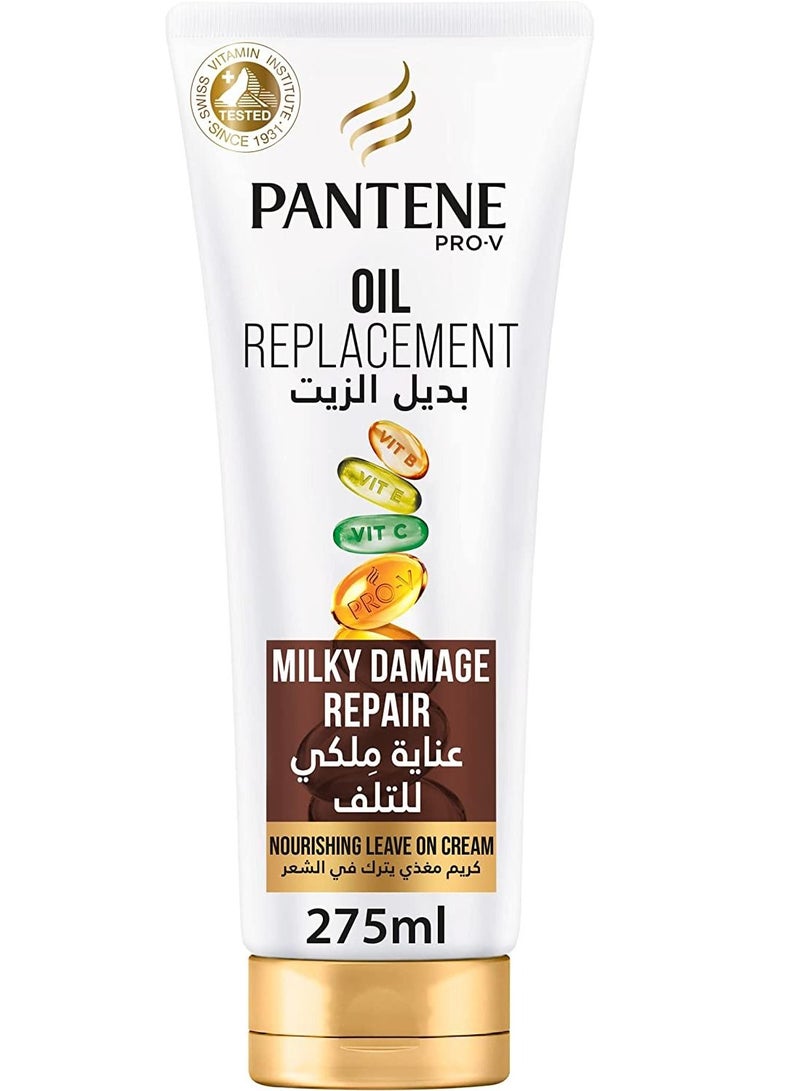 Pantene Pro V Milky Damage Repair Oil Replacement Leave In For Damaged Hair 275ml - Image 1