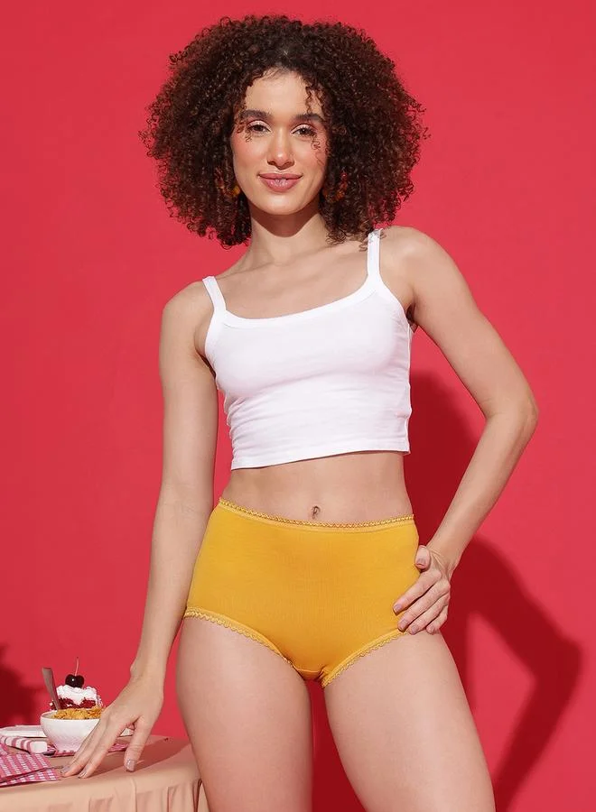 Clovia High Waist Hipster Panty - Cotton
