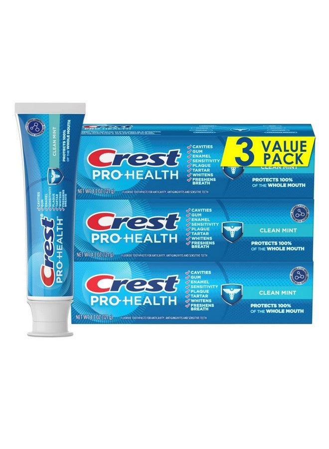 Crest Prohealth Clean Mint Toothpaste (4.3Oz) Triple Pack - Image 1
