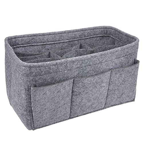 Vercord Felt Purse Organizer Handbag Insert Liner Shaper Bag in Bags for Speedy Neverfull Tote Grey Xlarge - Image 1