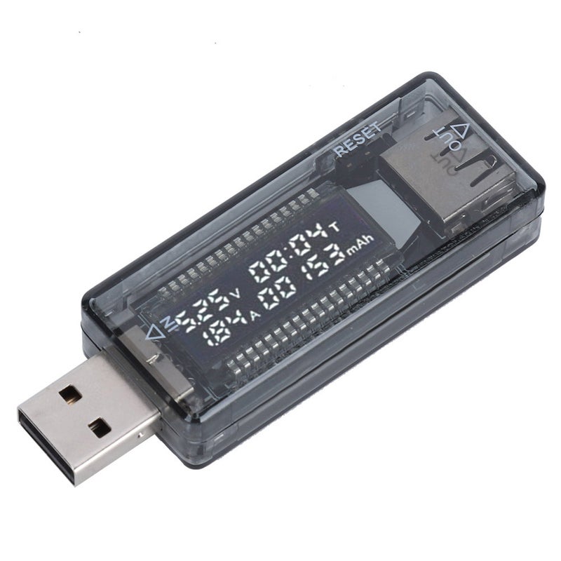 مقياس USB للفولت و التيار أداة اختبار الطاقة / السعة / الطاقة المحمولة لشاحنات الجدران - Image 1