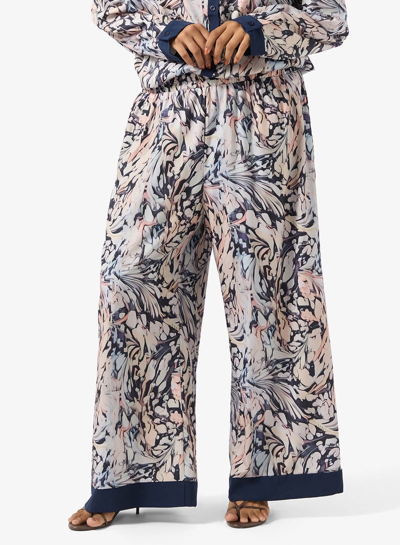 Ella Plus Printed Top & Pant Set - Image 4
