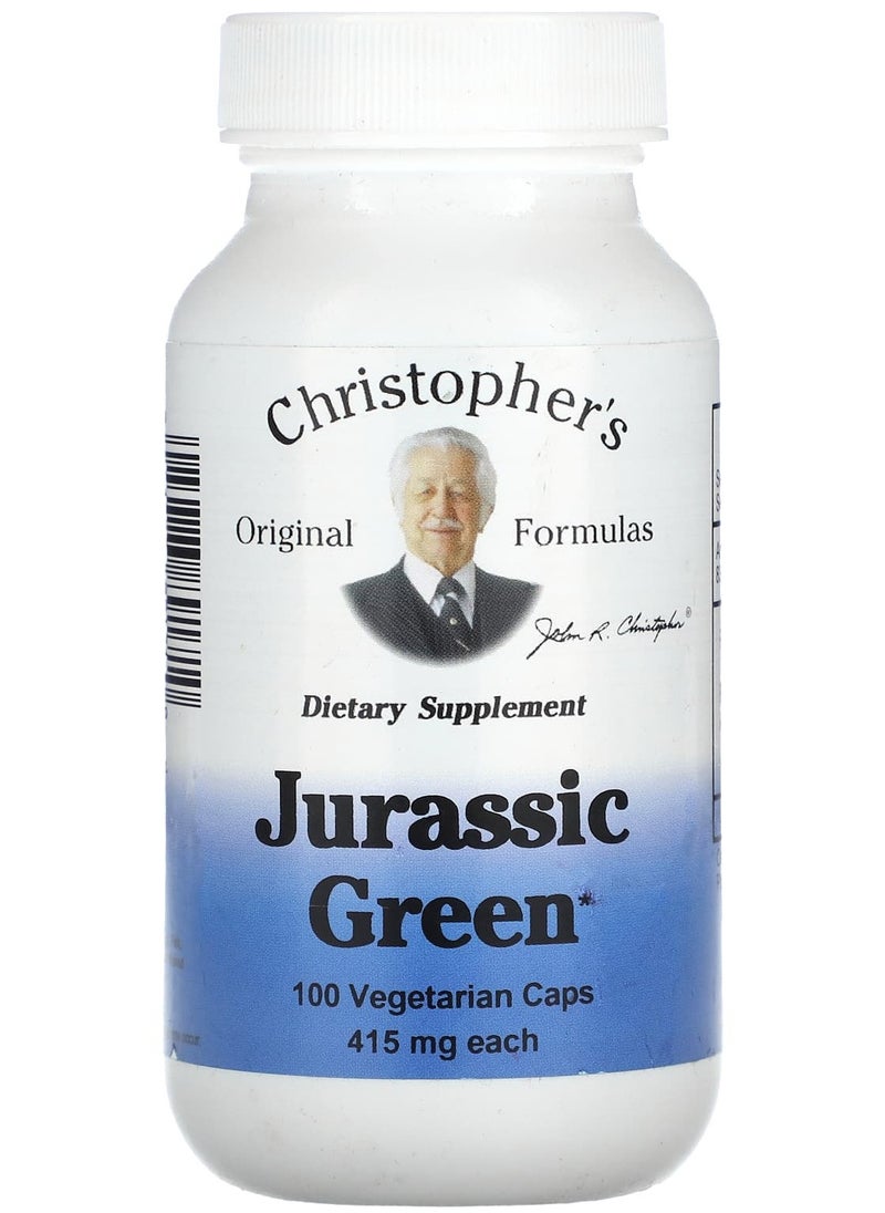 Christopher's Original Formulas Jurassic Green, 415 mg, 100 Vegetarian Caps 