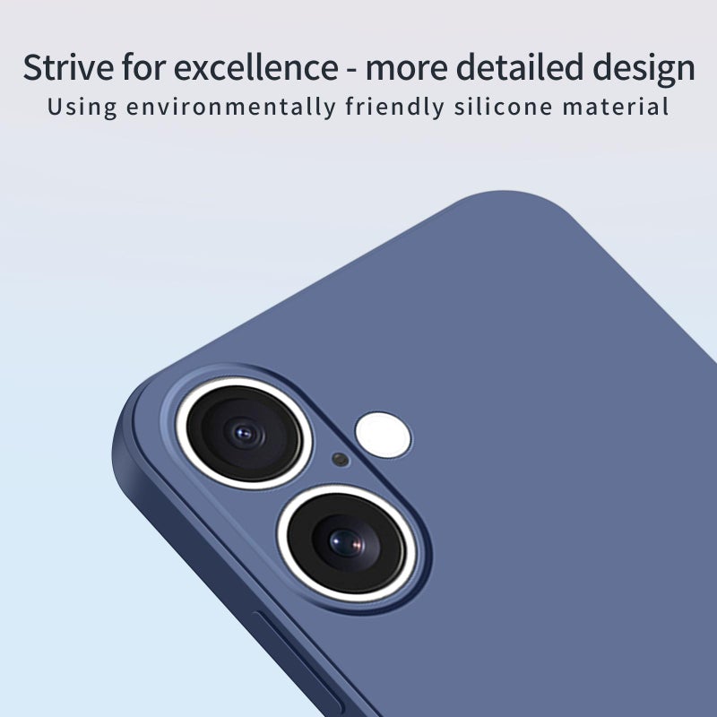 موفي جراب هاتف ناعم من السيليكون السائل لهاتف iPhone 17 (أخضر ماتشا) - Image 5