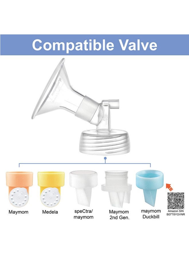 Maymom Pump Parts Work with Spectra S2 Spectra S1, 19mm Flange Valve Tube Bottle Backflow Protector, Not Original Spectra S2 Accessories Spectra Duckbill Valve Spectra Bottle Spectra Flange (19mm) - Image 5