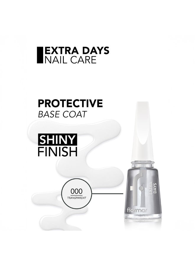 flormar Nail Care 09 NP Top Coat  Extra Days Clear Clear - Image 5
