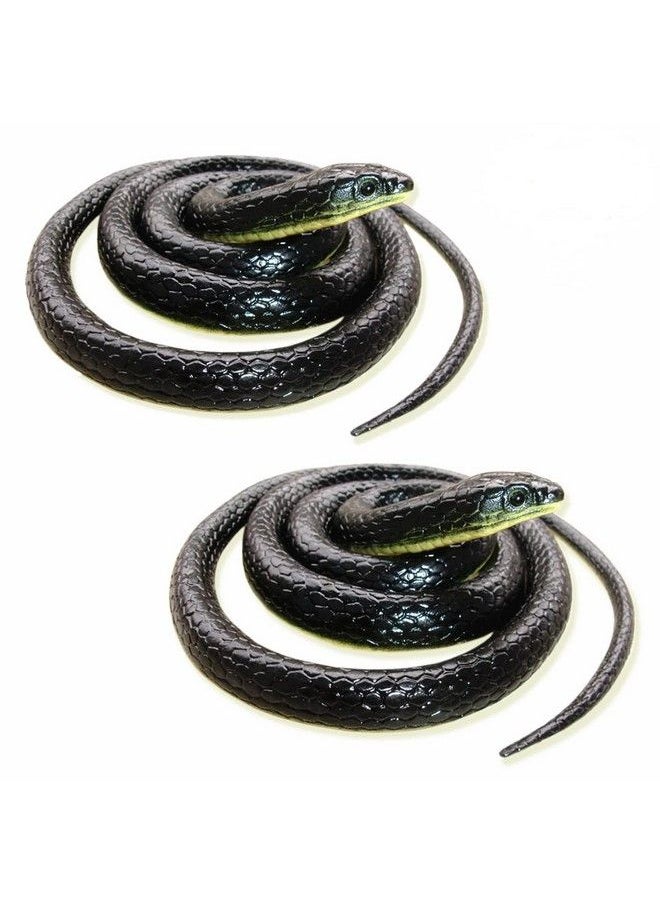 Realistic Fake Rubber Snake Black Snake Toys That Look Real Prank Stuff Cobra Snake 49 Inch Long (2Pack) - pzsku/Z8BE40761EE1DFA0997CCZ/45/_/1688193451/ce379192-ced2-4964-ac53-23862c490d74