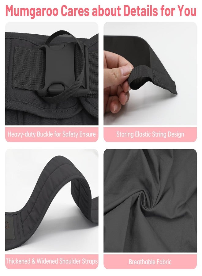 Mumgaroo Baby Sling Carrier, Pure Cotton, Ergonomically Adjustable Baby Carrier Newborn to Toddler, Easy to Use, Portable, Ideal for 0-36 Months, Up to 33 lbs - Image 4