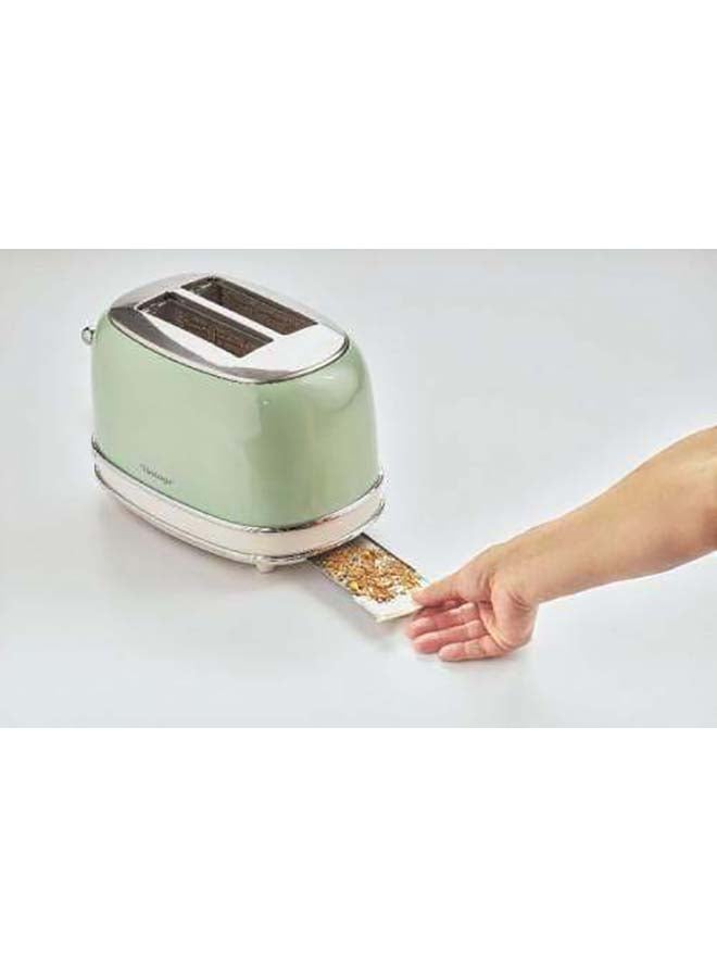 أريتي ماكينة تحميص الخبز سعة شريحتين شريحتين 815.0 W 155 كريمي/ أخضر - Image 3