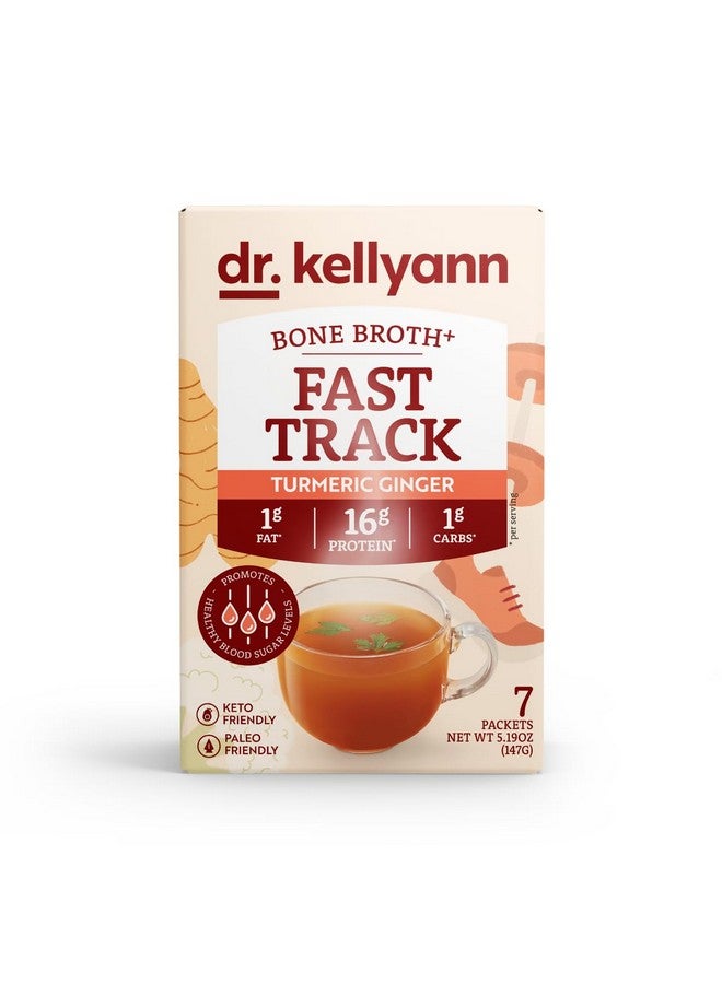 Dr. Kellyann حزم مرق العظام السريع من د. كيليان (7 حصص) - 16 جرام بروتين، كولاجين مهدرج من حيوانات تتغذى على العشب، مناسب للكيتو والباليو، 1 صندوق - Image 2