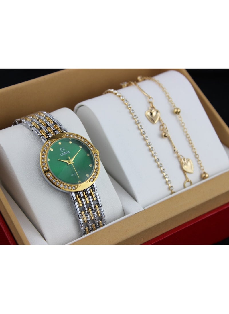 Reclaim with Argireline Women's evening watch set 