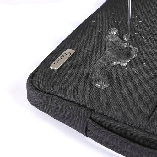 Voova Laptop Sleeve Carrying Case 14 15 Inch Compatible with MacBook Air 15 M2/M3/M4 2022-2025, MacBook Pro 15, Hp Chromebook 14, Waterproof Slim Computer Cover Bag,Black - Image 4