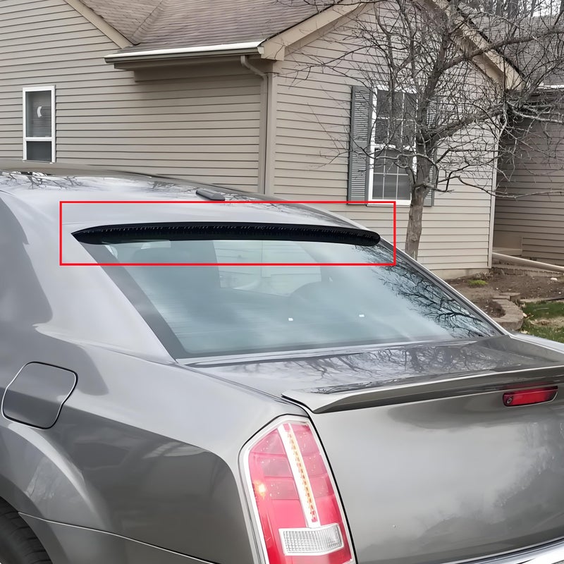 MUTUSAISI Rear Window Roof Spoiler Wing Compatible with Chrysler 300/ 300C/ 300S/ Touring/Limited 2011-2023 Top Wing Lip Exterior Accessories (Gloss Black) - Image 4