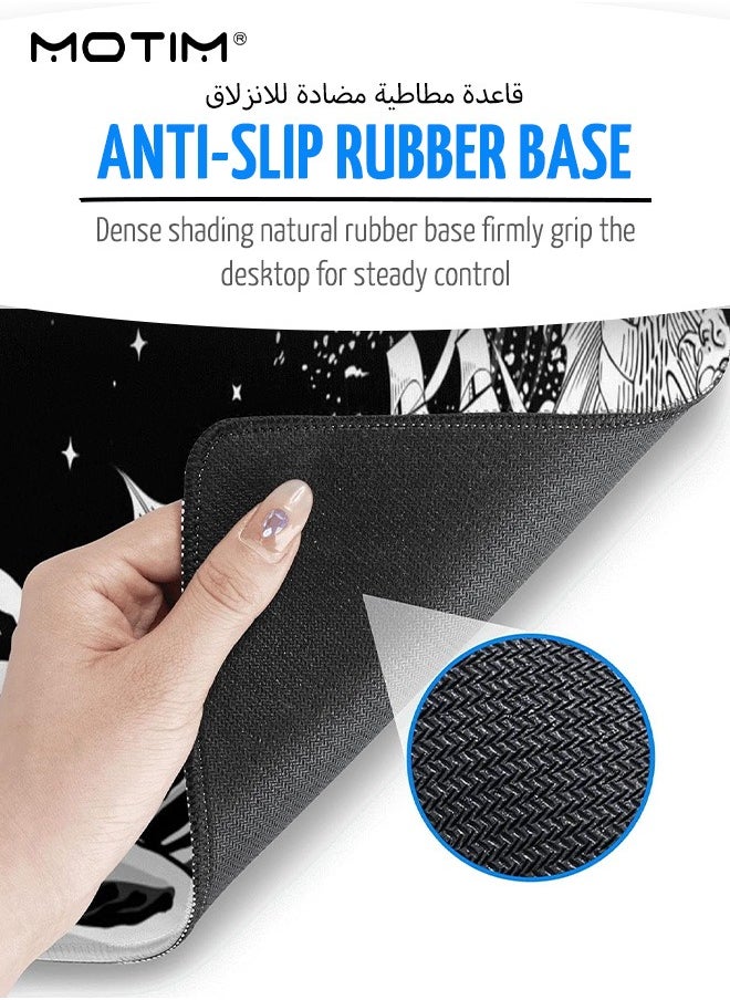 Motim Gaming Computer Mouse Pad 900x400mm, Extended Mouse Pad, Large Ergonomically Designed Mouse Pad for Desk, Non-Slip Rubber Base Desk Mat for Keyboard and Mouse  - Image 5